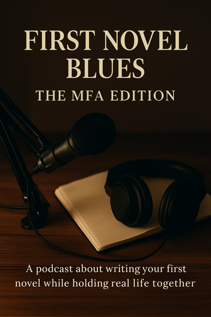 A podcast about writing your first novel while holding real life together.